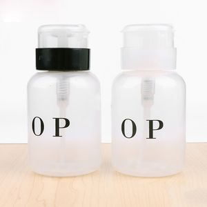 NA030 Nouvelle pompe à ongles vide bouteilles rechargeables 200ML dissolvant de vernis à ongles nettoyant vide vaporisateur liquide distributeur de bouteilles en plastique