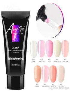 NA050 30 ml 9 kleur uv gel nagellak kristal verlengen nagelgel extensie builder LED polygel nagel gel gel lak Jelly Acryl BUI4300529