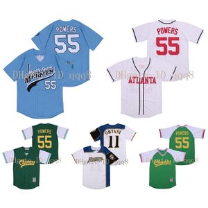 Na85 55 Kenny Powers Jersey Hokkaido Nippon-Ham Fighters 11 Shohei Ohtani Eastbound and Down Mexican Charros Movie Baseball Jersey 100% Cousu