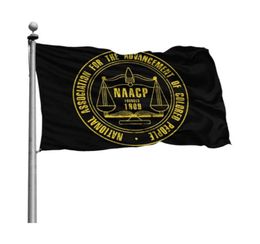 Advancement de l'Association NAACP des gens colorés Room de 3x5ft Flags 100d Banners en polyester intérieur couleur vive de haute qualité Wi8779511