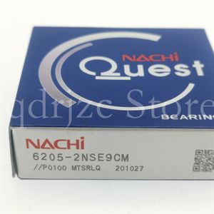 Roulement à billes à gorge profonde NACHI 6205-2NSE9CM 6205NSE 6205-2RS 6205DDUCM 6205LLU 6205LU 25mm X 52mm X 15mm