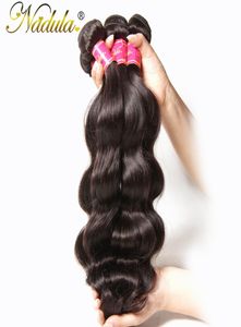 Nadula cheveux brésiliens vague de corps cheveux 100 tissages humains peuvent mélanger des paquets longueur Non Remy trame 830 pouces couleur naturelle 4607881