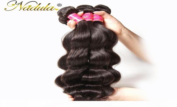 Nadula cheveux brésiliens vague de corps cheveux 100 tissages humains peuvent mélanger des paquets longueur Non Remy trame 830 pouces couleur naturelle 4701763