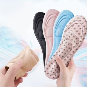 Plantillas de espuma viscoelástica NAFOING 4D para pies, zapatillas de deporte para hombre y mujer, desodorante transpirable, cojín para correr, almohadilla de soporte para el arco del zapato, suela 220713