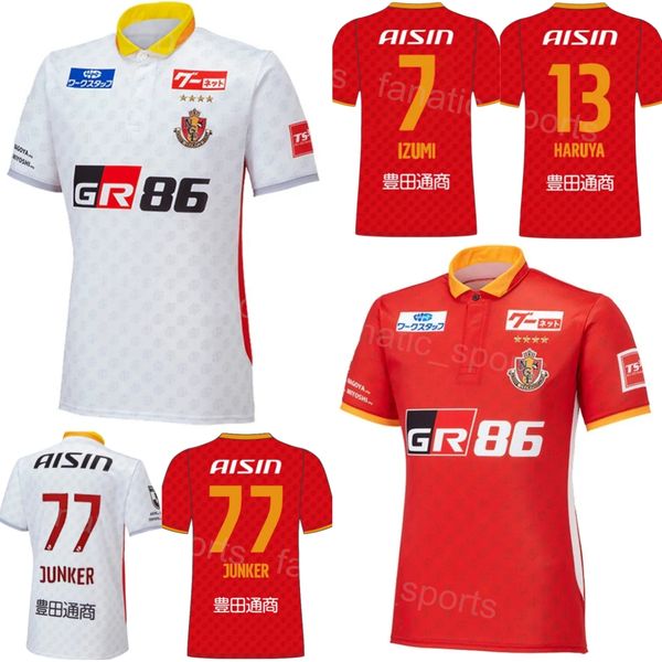 Nagoya Grampus 23 24 Soccer 15 Sho Inagaki Maillots J1 League 7 Ryuji Izumi 77 Kasper Junker 17 Ryoya Morishita 18 Kensuke Nagai 13 FUJII Maillots de football Kits Club Team