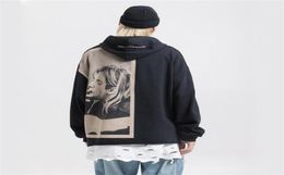 Nagri Kurt Cobain Print Hoodies Men Hip Hop Casual punk rock pullover sweatshirts streetwear mode hoodie tops y2011234878342