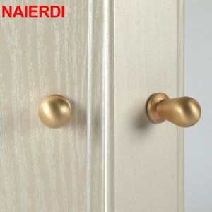 Naierdi Solid Zink Alloy European Furniture Hendle Vintage Gold Cabinet trekt keukenkasthandgreep lade knoppen hardware