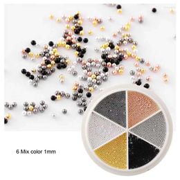 Nagelkunstdecoraties 0,1-3 mm kameleon stenen strass glitter zilver rozengoud 3D sieraden set acryl stenen 1 wiel zp14