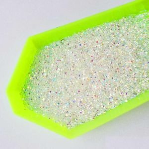 Nail Art Decoraciones 1 1Mm Crystal Pixie Ab Glass Micro Rhinestones para uñas Cristales Strass Nail Art Decoraciones Unas Design Mjz10 Dh7Uh