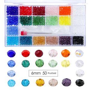 Nail Art Decorations 1 Set glazen zaad kralen oorbel haak gestart kit klein vaartuig met gereedschap voor doe -het -zelf armband sieraden die benodigdheden maken