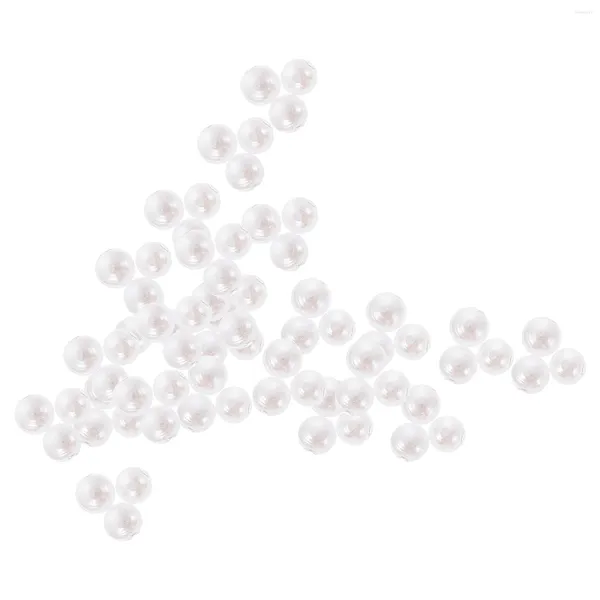 Decoraciones de arte de uñas 10000 Uds. Perlas de perlas con parte trasera plana para manualidades, fabricación de bricolaje, color blanco