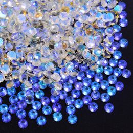 Nail Art Decorations 14400pcs in bulk groothandel Aurora Crystal Non Fix Struite Rijnboeten Flatback Diamond Glitter Crystals Nail Art Nails Accesories 230822