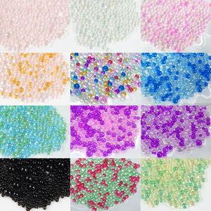 Nail Art Decorations 3D Caviar kleurrijke kralen strassbenodigdheden voor professionele glanzende gemengde grootte kristallen ball manicure accessoires