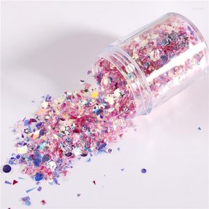 Nail Art Decorations 500G Crystal Pargons Mixed Shape Star Heart Moon Bling Flakes Paillettes voor Hars Expoy Wedding Decor