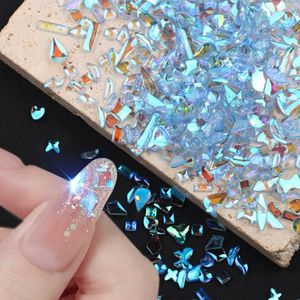 Decorazioni per nail art Aurora Cristallo irregolare Strass Fascino per unghie Dimensioni miste Resina Flatback Gioielli Gemme Parti in pietra Manicure Decorazioni per nail art 231207