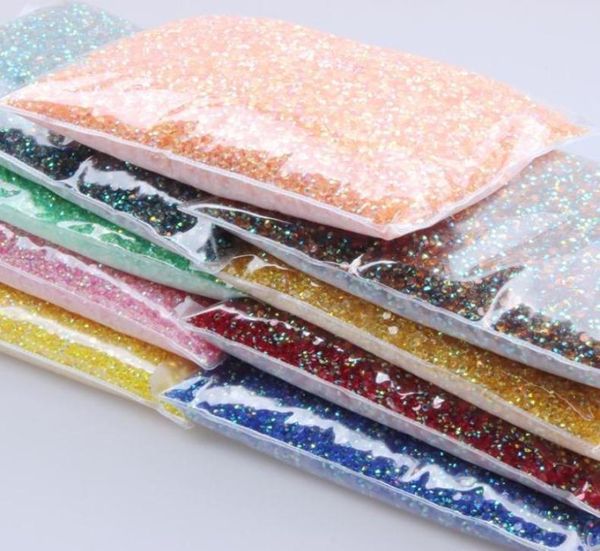 Decoraciones de arte de uñas Bolsa grande 4 mm 50000 unids Jelly AB Colores Resina Rhinestones 3D Gemas Redondas Piedras no fijas Apliques para artesanía DIY A5575144