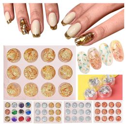 Décorations d'art d'ongle autocollants de Football autocollant 3d métal coloré 12 pièces feuille décalcomanie flocon or argent cristal strass pour ongles