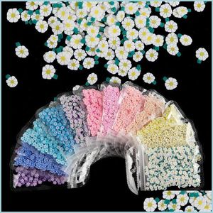 Décorations d'art d'ongle Décorations d'art d'ongle 10G Sac Fleurs Doux Polymère Argile DIY Conception Minuscules Tranches Décoration Acrylique Décor Manucure Dhkpj