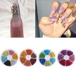 Nail Art Decorations Piercing Charms Mixed Color Dangle Ring Metal Alloy Sieraden Glitter 3D Nails Rijn Decoratie