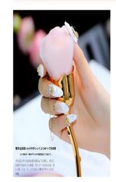 Nail Art Dust Brush pour manucure Rose Head Brush Blush Powder Brushes Fashion Gel ACCESSOIRES DE NOI