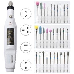 Nail Art Equipment 20000rpm elektrische nagelboormachine frezen snijders set manicure boor pedicure boor professionele nagelboor salon nagelboor 230325