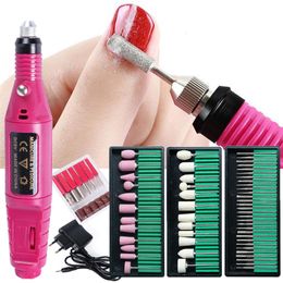 Nail Art Equipment 20000rpm Professional Electric Drill Machine Kit Mill For Manicure Cutter Verwijderende gel Varnish GLHBS-011P 221012