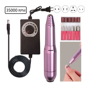 Nail Art Equipment 35000RPM Perceuse électrique Machine Manucure Pédicure Salon Portable 221007