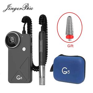 Équipement d'art d'ongle 40000 tr/min perceuse électrique appareil de stylo de manucure Rechargeable pour polisseuse de Gel 231213