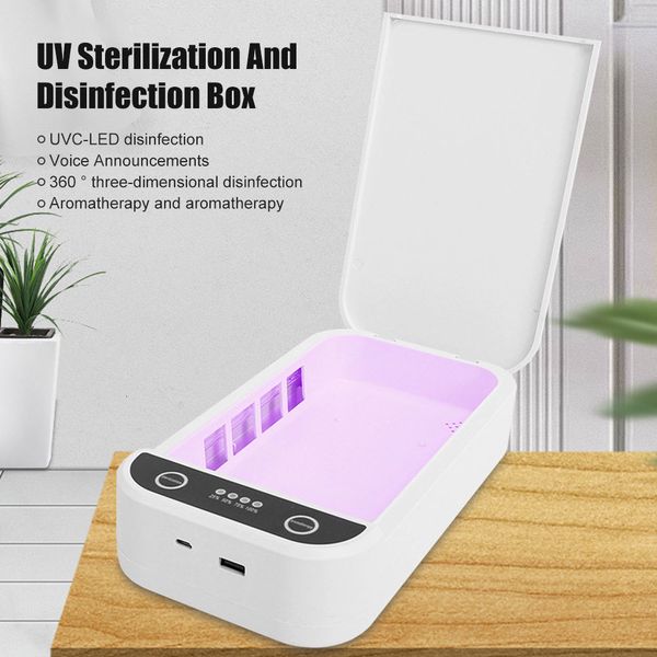 Equipo de decoración de uñas, caja eléctrica de desinfección de aromaterapia UV, instrumento de pinzas de rayos ultravioleta, máquina antibacterias 230726