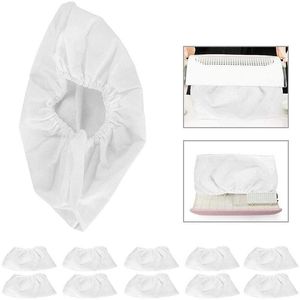 Nail Art Equipment Gratis schip 10p Witte stofzuiger Collector Bag Manicure Niet-geweven vervangende stof packs accessoires