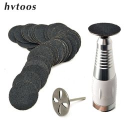 Nail Art Equipment HytoOS 100 stcs vervangbaar schuurpapier met schijf 25 mm pedicure schuurboorboorbit accessoires salon voet calluse tool 230505