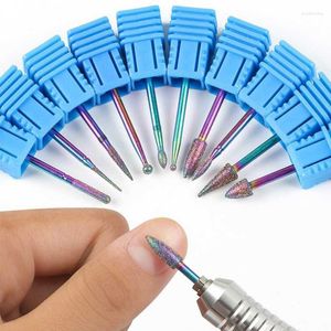 Nail Art Equipment-Selling 10 high-end polijstmachine kleurbeklated Emery Remover Professional Pools Tool Prud22