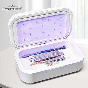 Nail Art Apparatuur UV Desinfectie Doos Stralingsloze Effectieve Sterilisatie Container Manicure Gereedschap Accessoires Met UVC Lamp 230726