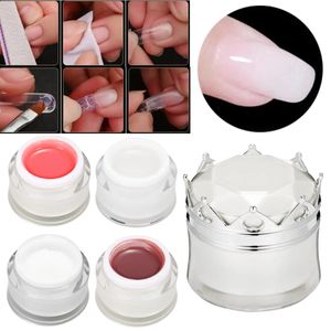 Nail Art Gel Manucure Extension Colle UV Photothérapie Nail Décoration DIY Outil - Transparent