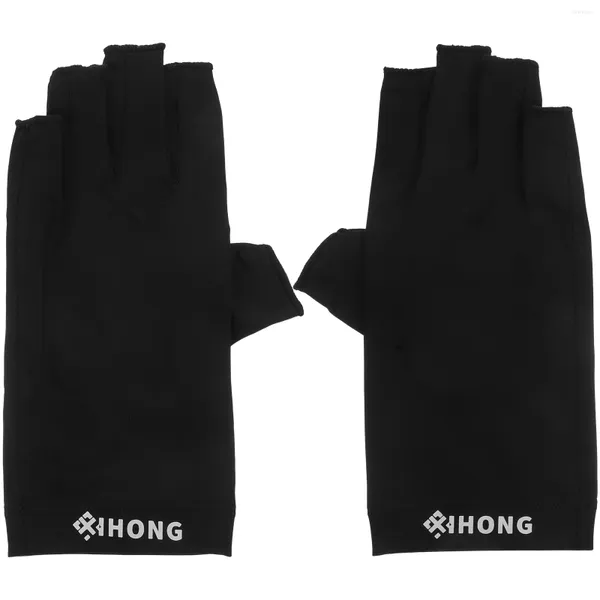 Kits d'art d'ongle 1 paire de gants de protection UV gants de manucure sans doigts