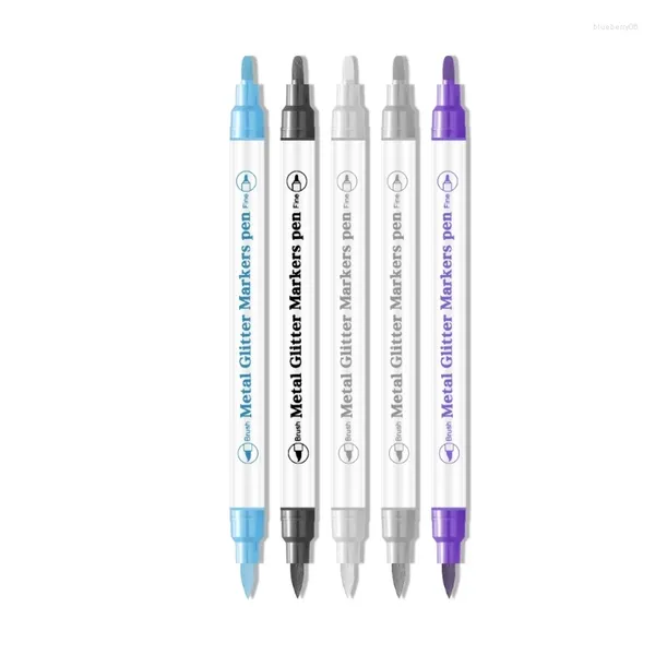 Kits d'art d'ongle 10 couleurs stylo ensemble double pointe dessin doublure pointillage