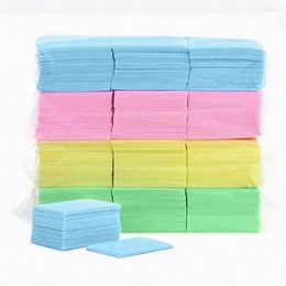 Kits d'art d'ongle 1000 pcs jetables coton vernis déchargement dissolvant serviette fournitures manucure outil soin