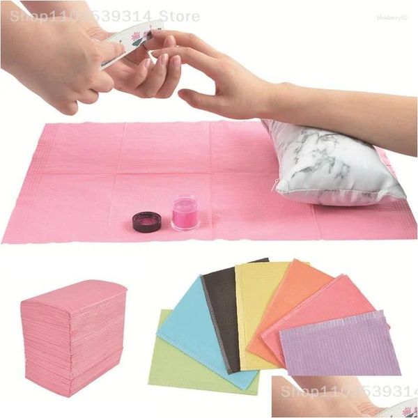 Kits de arte de uñas 125 piezas de mesa de mesa desechables belleza para el cuidado de las uñas esmalte impermeable herramienta de manicura de manicura