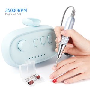 Kits de arte de uñas 35W 35000RPM Máquina de taladro eléctrico Pulidor de manicura Eliminación de gel UV Pulido Equipo de pedicura 230613