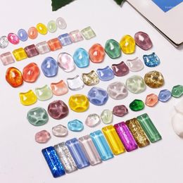 Kits d'art d'ongle 48 pièces Conseils de couleur élégants Swatch Card Display Outil coloré