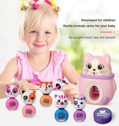 Kits de arte de uñas de cuidado de cuidado del juego Pretend Stamper Kit para niños que los niños completamente no tóxicos y seguros proporcionan creatividad7795101