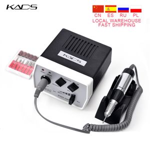 Nail Art Kits Perceuse Machine Lime Électrique 35W 30000RPM Polisseuse Manucure Fraises US EU Plug 230613