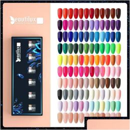 Nail Art Kits Gel Beautilux Poolse kit 6pcs/set X10ml afwezig UV LED -nagels Varnish Set Semi Permanent Gels Lacquer Gift Box Diy Drop Otycf