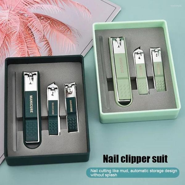 Kits d'art d'ongle allemagne ensemble plein de boîtes pour hommes et femmes de haute qualité tondeuses sur pédicure spéciale coupe cadeau ongles outil U9G5