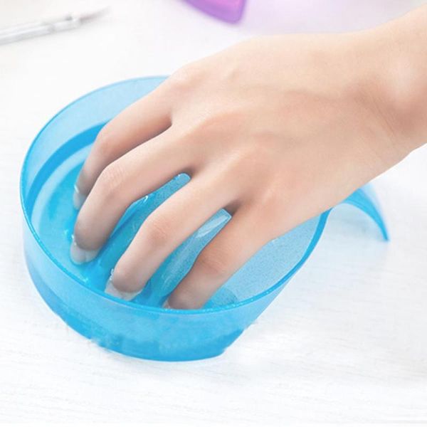 Kits de arte de uñas Removedor de lavado a mano Tazones de remojo con herramientas de manicura de spa en forma de rectángulo X-33