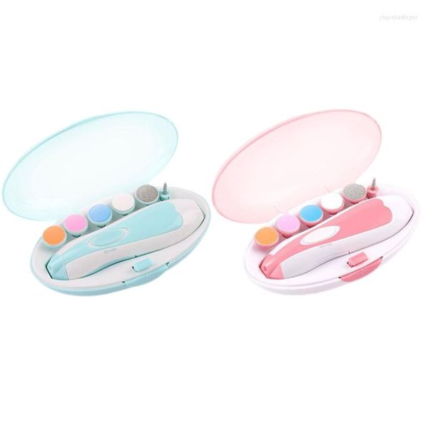 Nail Art Kits Enfants Bébé Tondeuse Électrique Manucure Pédicure Tondeuses Cutter Ciseaux Ensemble De Soins