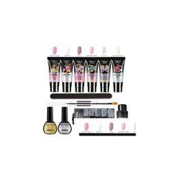 Nail Art Kits Set de manicura Extend Builder Finger Extension Uv Led Lámpara de acrílico Crystal Jelly Drop Delivery Salud Belleza Dh3Et