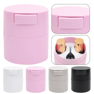 Nail Art Kits Matte Fashion Wimperlijm Opslagtank Container Zelfklevende standaard Actieve kool verzegelde houder