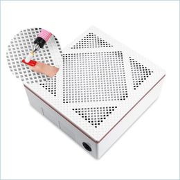 Nail Art Kits Nail Art Kits 60W High Power Dust Collector Strong Zonning met filter Low Ruis Fan Vacu￼m Cleaner Manic HomeIndustry DHCJT