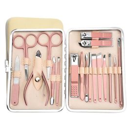 Nail Art Kits Professional Clippers Manicure Set roestvrijstalen snijder schaarschutjes nippergereedschap setnail